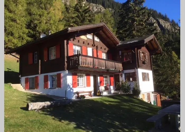 Idyllisches Inmitten Der Walliser Bergwelt Riederalp